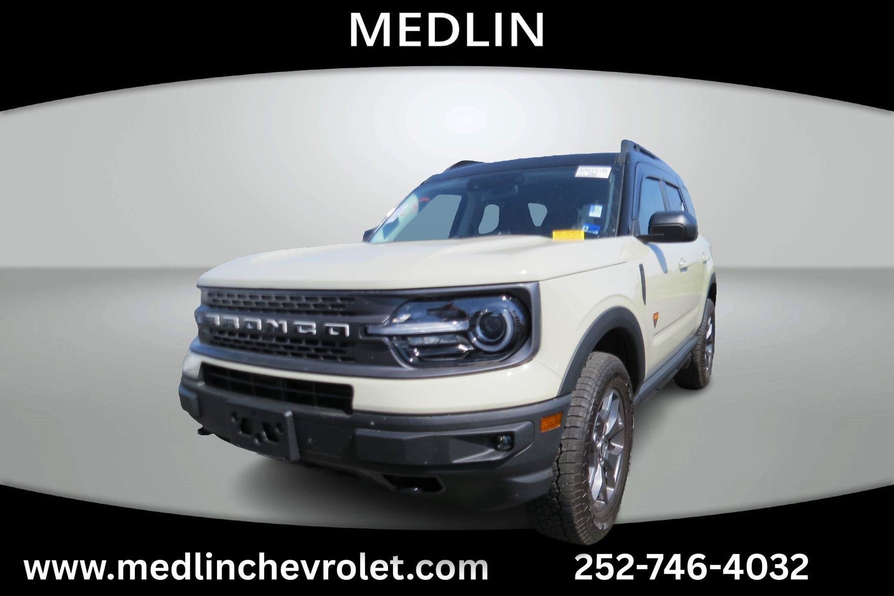 2024 Ford Bronco Sport — rear three-quarter view