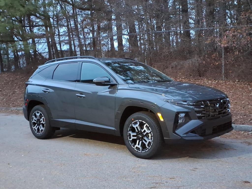 2026 Hyundai TUCSON XRT in Ecotronic Gray — front three-quarter view