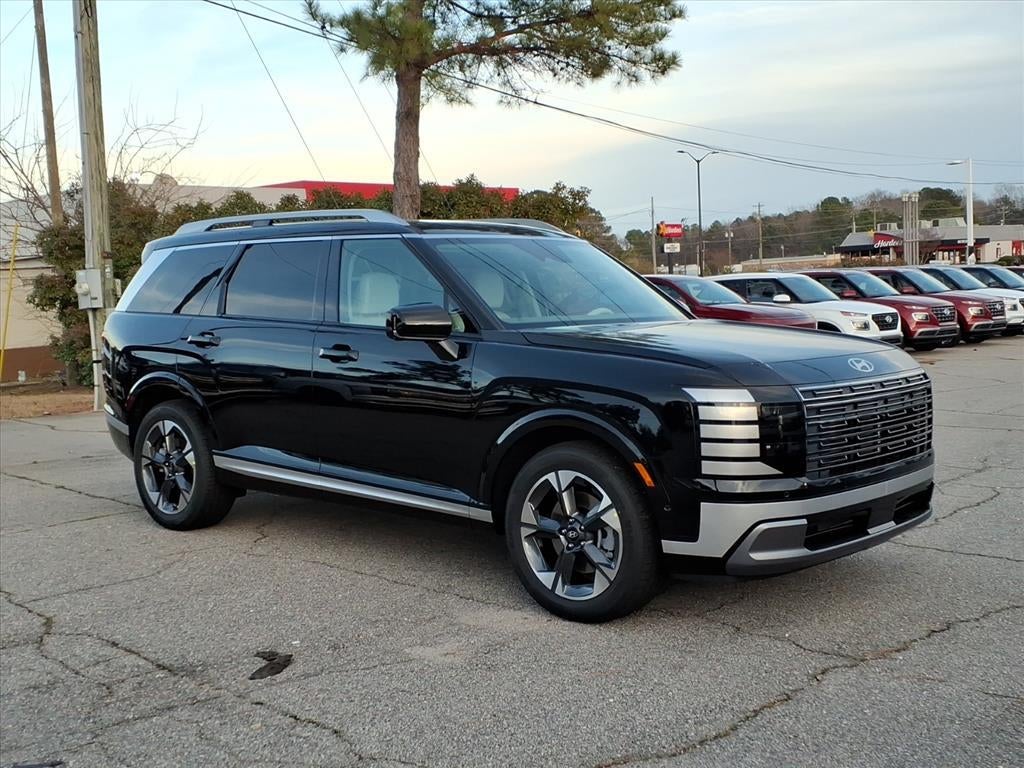2026 Hyundai PALISADE Limited in Abyss Black Pearl — front three-quarter view