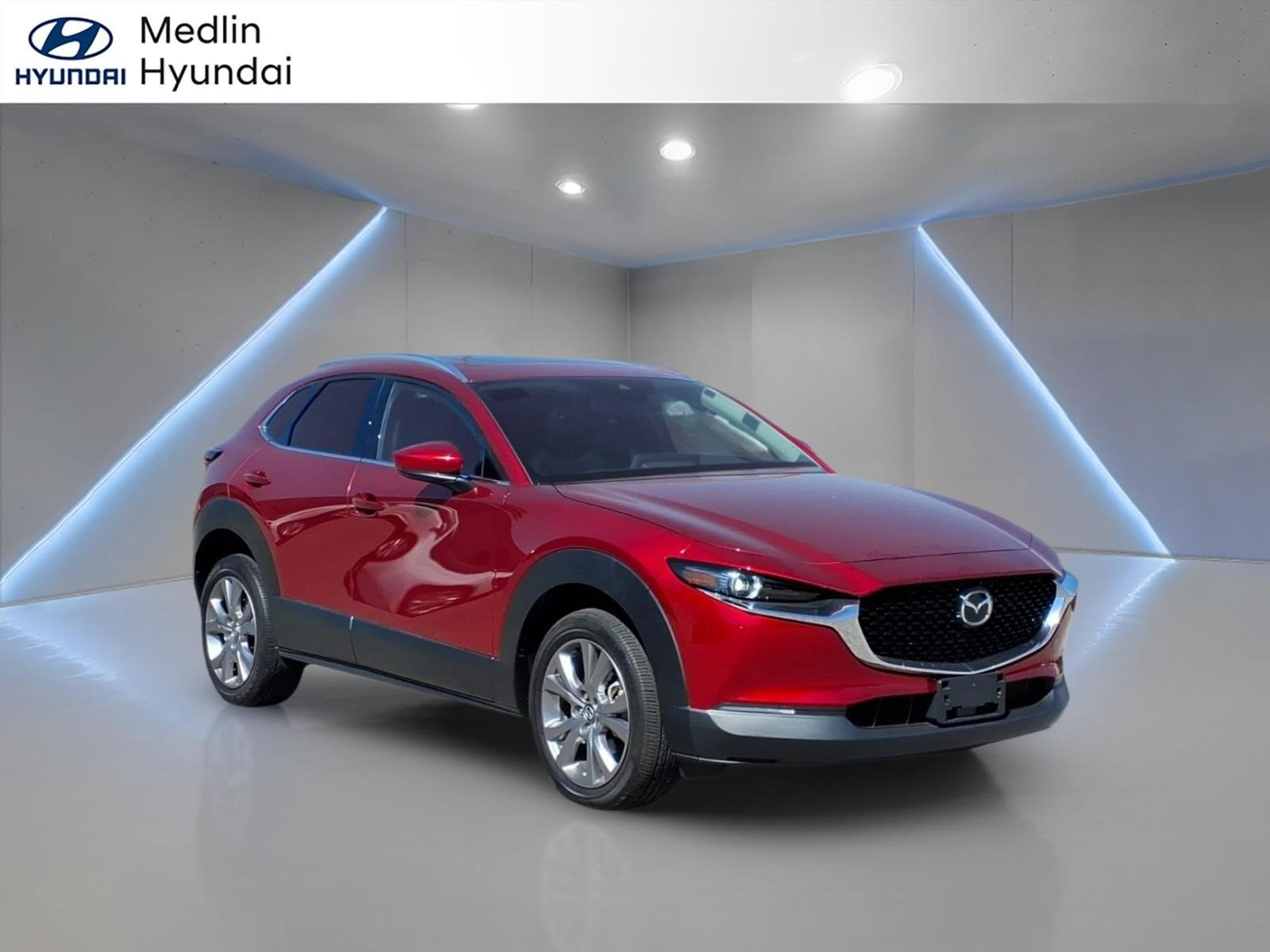 2023 Mazda Mazda CX-30 2.5 S Premium Package in Soul Red Crystal Metallic — front three-quarter view